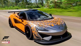 McLaren 620R Forza Horizon 5  Customization amp Review  NEW Free Car Pass [upl. by Eojyllib295]