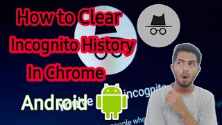 How to Clear Incognito History In Chrome In Android  Techno Karthi [upl. by Avlis399]