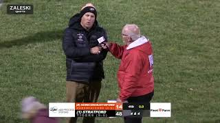 Amherst vs Oostburg amp Stratford vs Horicon  2024 WIAA Football Playoffs  Zaleski Sports [upl. by Jeri]