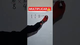 🛑Multiplicación con fracciones🚫 2 FORMAS [upl. by Leary253]