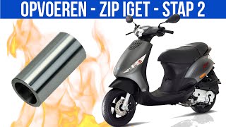 OPVOEREN  PIAGGIO ZIP iGET  STAP 2 [upl. by Adrahs]