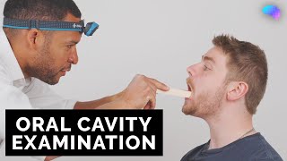 Oral Cavity Examination  OSCE Guide  UKMLA  CPSA [upl. by Anecuza]