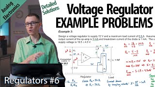 Fully Explained Voltage Regulator Designs 6  Regulators [upl. by Refiffej]