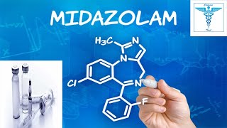 Midazolam Seizalam Dormicum  Mechanism of Action Dosage Indications  Adverse Effect English [upl. by Boff]