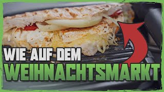 Gebackener Schafskäse im Fladenbrot amp leckerer Knoblauchsauce  Tefal Optigrill Rezept [upl. by Drageruaeb57]