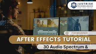 30 Audio Spectrum amp Waveform  After Effects  JustRise Technologies [upl. by Gabrila]