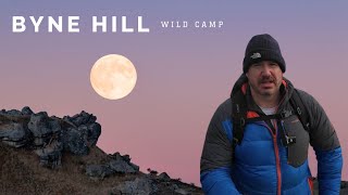 Autumn Harvest Moon WILD CAMPING on BYNE HILL [upl. by Anirbac120]