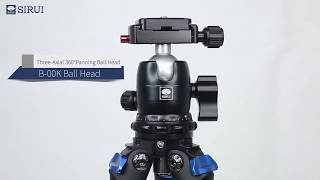 SIRUI AM 225 B00K Travel Tripod Video [upl. by Hannis]