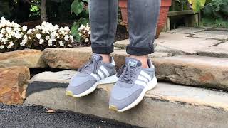 Adidas I5923 Iniki Grey ON FEET [upl. by Anet]