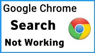 Google Chrome Search Not Working  Google Chrome Not Searching Anything [upl. by Ellemac696]