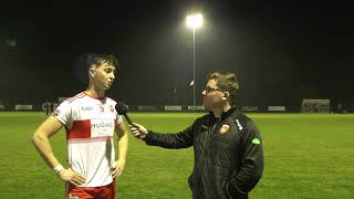 Armagh GAA TV spoke with Carrickcruppen Jack Cunningham following their victory over Grange [upl. by Yartnoed]