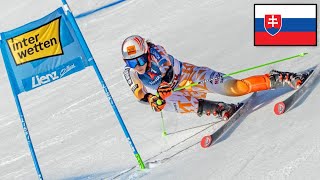 PETRA VLHOVÁ 2 KOLO OBROVSKÝ SLALOM V LIENZI 2023 [upl. by Allana]