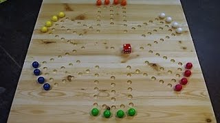 How to Make a Marble Game Board woodloggercom [upl. by Jak]