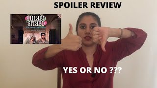 MOVIE REVIEW GULABO SITABO SPOILERS [upl. by Prescott]