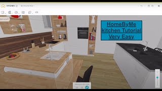 How To make a Kitchen in HomeByMe [upl. by Ihdin]