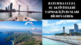 GÜRCİSTAN BATUM SAHİLLERİ VE PARAŞÜT FİYATLARI 1BÖLÜM [upl. by Nosnor358]