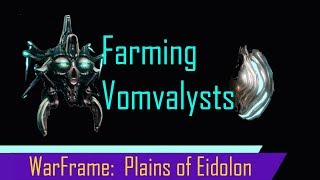 Warframe Vomvalyst Farming for Intact Sentient Cores Revised [upl. by Awjan227]