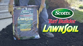 How to Use Scotts® Turf Builder® Lawn Soil™ for Seeding and Lawn Repair [upl. by Crifasi303]