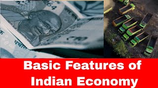 SUBJECT  Economics TOPIC  Basic Features of Indian Economy [upl. by Oneg]