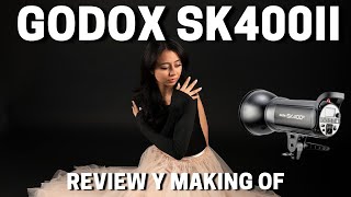 Godox SK400II  Review y making of con la modelo Brisa [upl. by Arber]