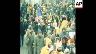 SYND 2 3 81 ANTINUCLEAR DEMONSTRATIONS IN BROKDORF WEST GERMANY [upl. by Senn]