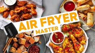 My best AIRFRYER recipes …spring rolls wings pork belly ‘fried’ chicken  Marions Kitchen [upl. by Hepsibah812]