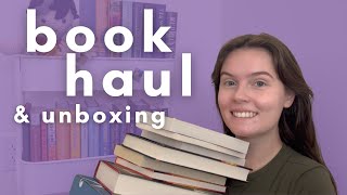 Book Haul amp BOTM Unboxing  every genre under the sun [upl. by Thacher]