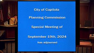 Capitola City Council 9122024 [upl. by Lavine]