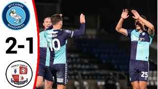 Wycombe vs Crawley Town 21 All Goals and Extended Highlights [upl. by Johiah]