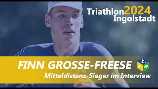 Finn GroßeFreese Beim Laufen bin ich aufgetaut  Audi Triathlon Ingolstadt powered by BÜCHL [upl. by Enajharas653]