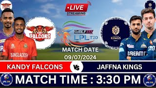 lpl 2024  Kandy falcons VS jaffna kings 11th match prediction  aaj ka toss match kon jitega [upl. by Newsom]