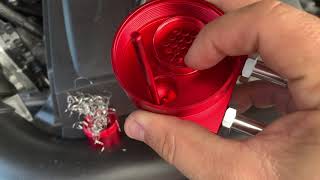 NISSAN FRONTIER MODS Oil Catch can Installation EASY [upl. by Wistrup]