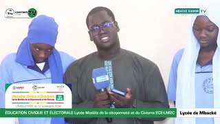 ÉDUCATION CIVIQUE ET ÉLECTORALE Lycée Modèle de la citoyenneté et du Civisme ECELM2C Mbacké [upl. by Eileme844]