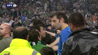 panathinaikos  maccabi tel aviv 542012 playoff 5th game oaka final moments [upl. by Franci]