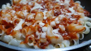 3 Ingredients Pasta Cake  Macaroni Pizza Cake in Frying Pan shorts youtubeshorts viral [upl. by Minoru]