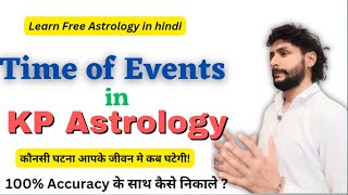 Timing of Events in Kp Astrology  kp astrology घटना समय पद्धति  Example Chart Analysis [upl. by Whitebook]