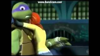 TMNT 2012 April Kisses Donnie [upl. by Ticknor876]