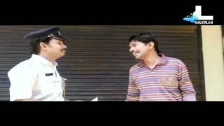 Santhosh Pandit  Krishnanum Radhayum  encounter with police officer [upl. by Warton781]