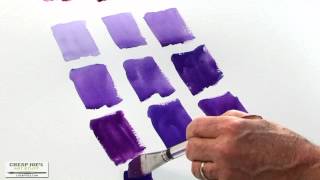 Watercolor Techniques with Don Andrews  Mixing Violets [upl. by Pincus]