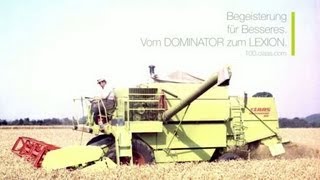 Begeisterung für Besseres Vom DOMINATOR zum LEXION  100 Jahre CLAAS  100claascom [upl. by Luzader]