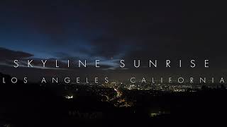 LOS ANGELES SKYLINE SUNRISE TIMELAPSE [upl. by Nadean]