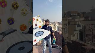 Sunday kite flying🪁😍kiteseason kiteskitestash amritsar trending viral shortsvideo youtube [upl. by Atiugal]