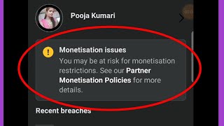 Fix Facebook Monetization issues Problem You may be at risk for monetization restrictions [upl. by Ericka676]