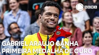 Gabriel Araujo ganha primeira medalha de ouro para o Brasil nas Paralimpíadas [upl. by Cy]