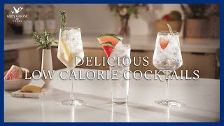 Delicious Low Calorie Drinks  Grey Goose Vodka [upl. by Arreik139]