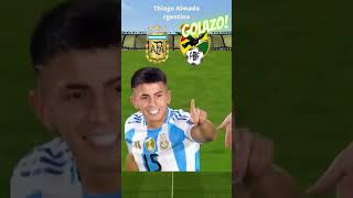 GRAN JUGADA COLECTIVA en el GOLAZO de Thiago ALMADA Argentina Eliminatorias2026 [upl. by Tegdirb]