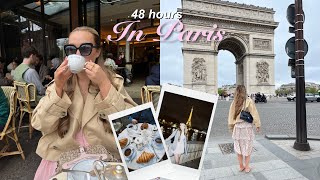 48 hours in paris🇫🇷 cafe de flore carette shopping amp more [upl. by Marx]