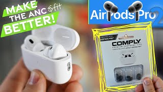 Upgrade AirPods Pro 2 now better than Bose QC Earbuds 2 Better Fit amp ANC w Comply Foam Tips V2 [upl. by Enilec]