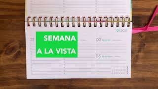 AGENDA POCKET SEMANA A LA VISTA Mooving 2021 [upl. by Morie]