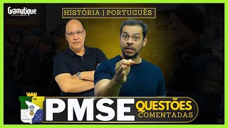 🔴LIVE 2310 PMSE  HISTÓRIA de SERGIPE e PORTUGUÊS  Questões comentadas [upl. by Kcirdneked]